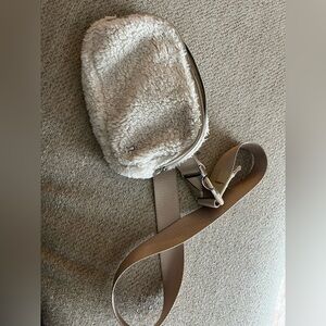 lululemon Cozy Cream Sherpa Crossbody Bag
